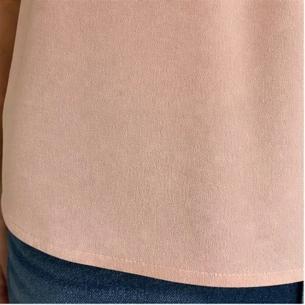 Mauve V Neck Top